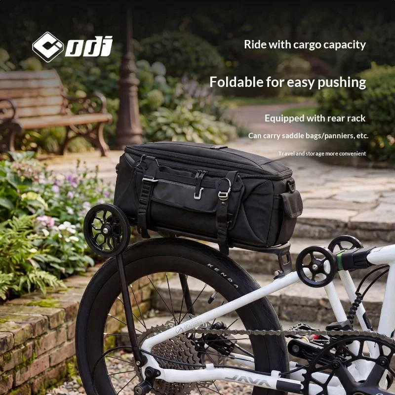 Bike Cargo Rack - แร็คท้ายจักรยานพับได้ Brompton - ชั้นวางสัมภาระอลูมิเนียมอัลลอย CNC ใช้ได้กับรุ่น