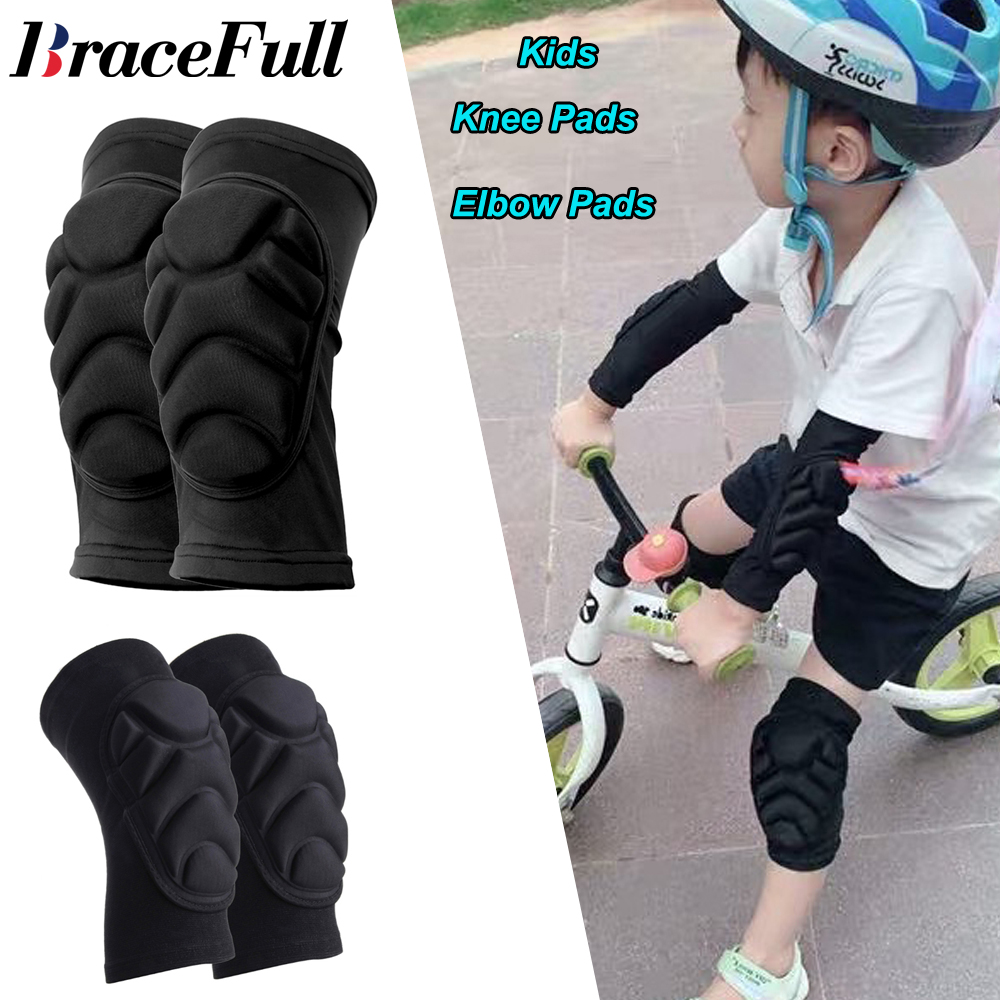 Cycling Protective Gear Kids - 1 คู่เด็กเข่า Pads และ Elbow Pads