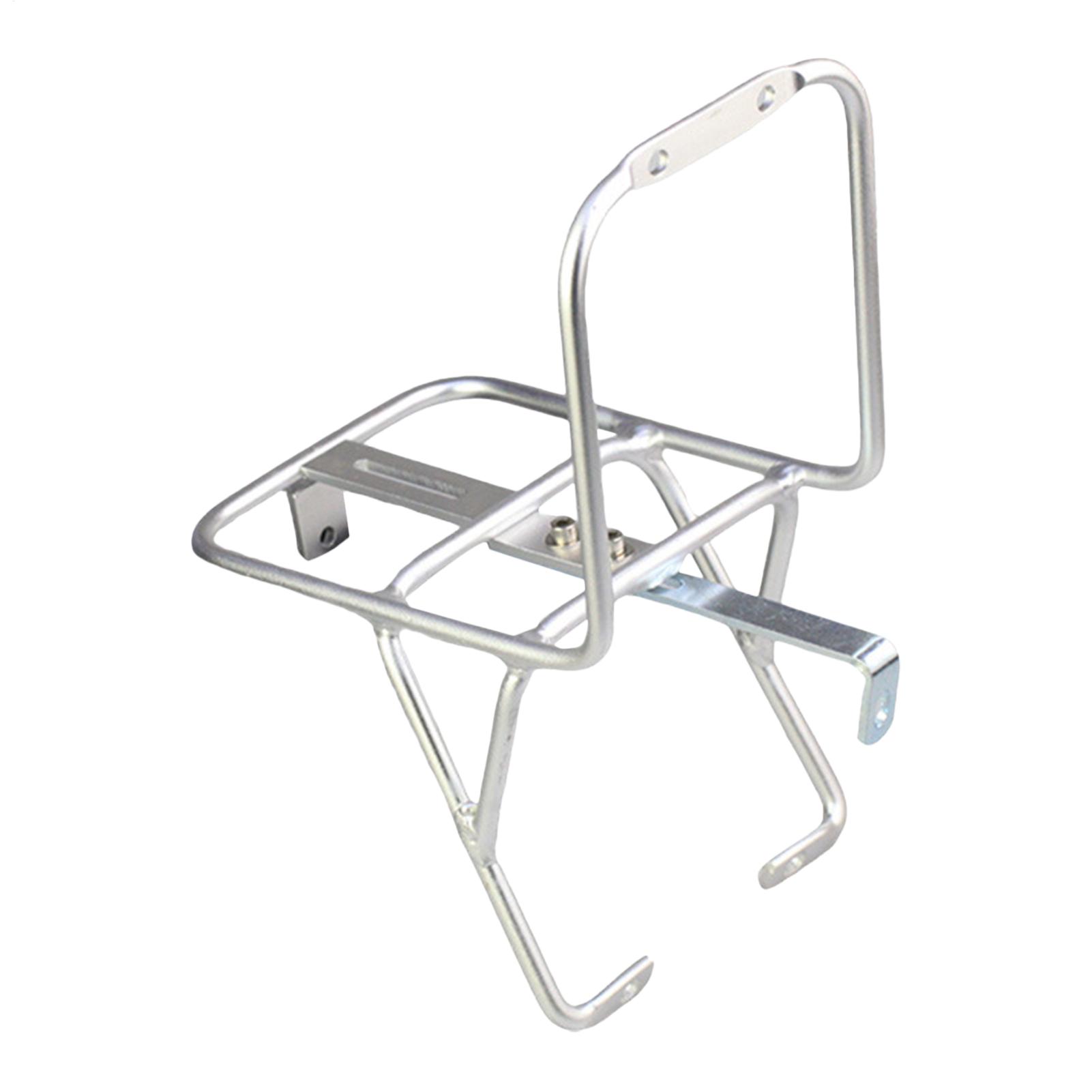Bike Cargo Rack - แร็คจักรยานด้านหน้า อลูมิเนียมอัลลอยด์ สำหรับบรรทุกของหนัก เหมาะสำหรับการเดินทางไกล ปั่นจักรยาน เดินทางไปทำงาน