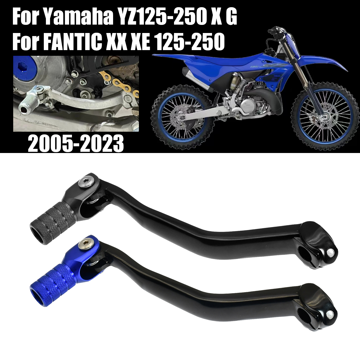 Cyclocross Gearing - CNC พับเกียร์ SHIFT LEVER สําหรับ Yamaha