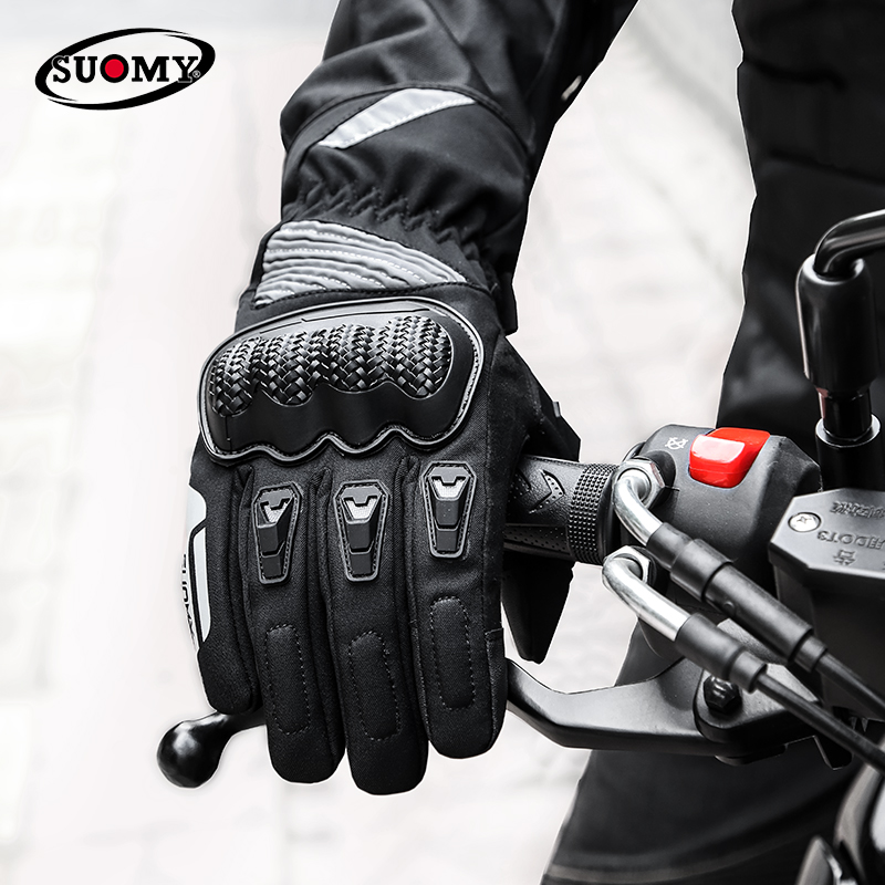 Cyclocross Gearing - ถุงมือมอเตอร์ไซค์ฤดูหนาวผู้ชายผู้หญิงกันน้ำอุ่นมอเตอร์ครอสโมเตอร์ไซค์แข่งขี่ป้องกันสภาพอากาศหนาวเย็น S-XXL