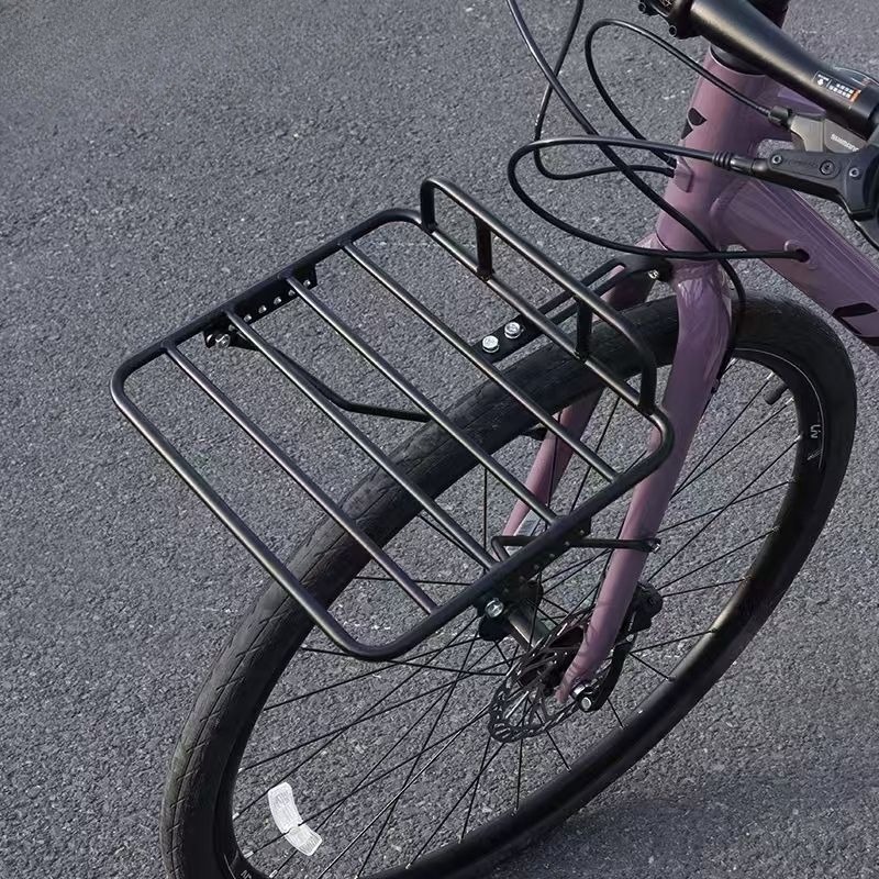 Bike Cargo Rack - แร็คใส่สัมภาระสำหรับจักรยานแบบหนา ทนทาน ทำจากเหล็กคาร์บอน รับน้ำหนักได้ดี อุปกรณ์เสริมสำหรับจักรยาน