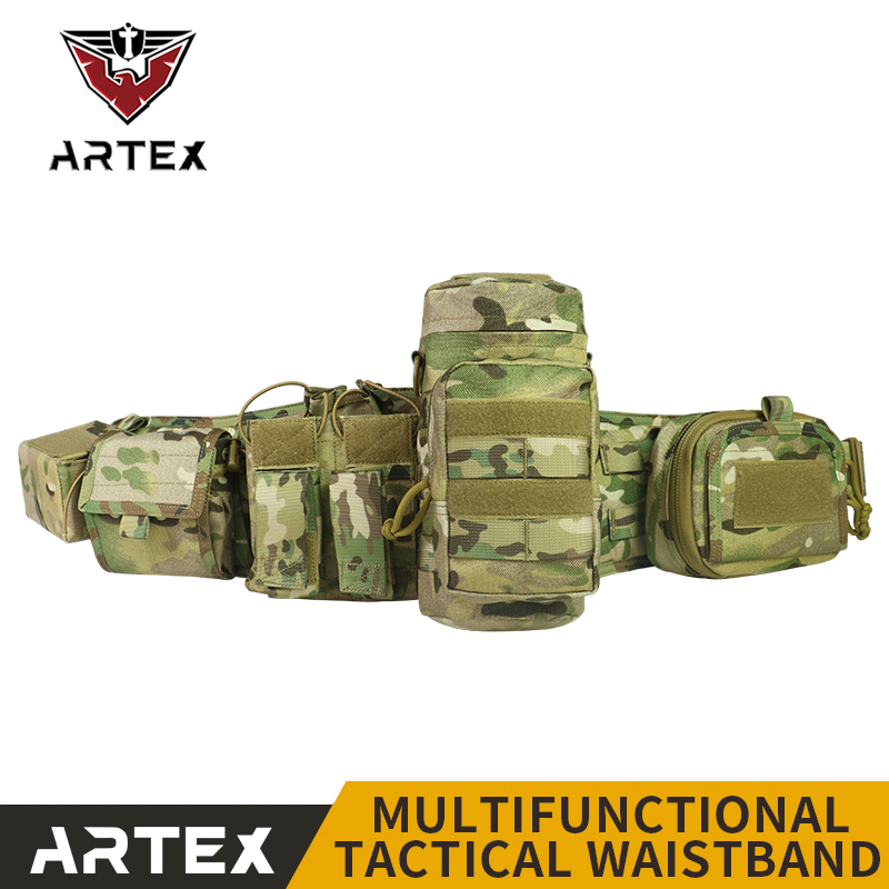 Cycling Gear Design - เข็มขัดคาดเอวสำหรับปั่นจักรยาน ARTEX 2001 อุปกรณ์สำหรับการขี่จักรยานกลางแจ้ง สไตล์ MOLLE