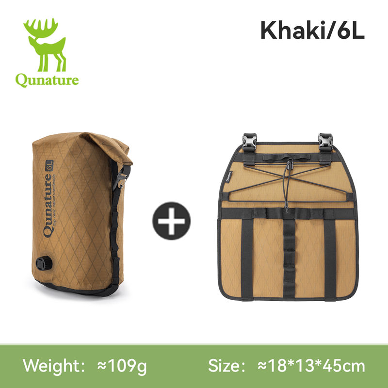 Cycling Gear Weather - กระเป๋าจักรยาน Qunature 6/12 ลิตร กันน้ำได้อย่างสมบูรณ์แบบ พร้อมถุงบีบอัดน้ำหนักเบา