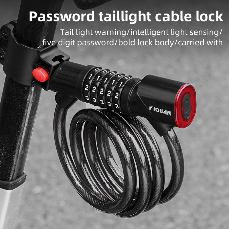สายล็อคจักรยานเหล็ก 1.2 ม. รหั - Bike Tail Light บทวิจารณ์และราคา