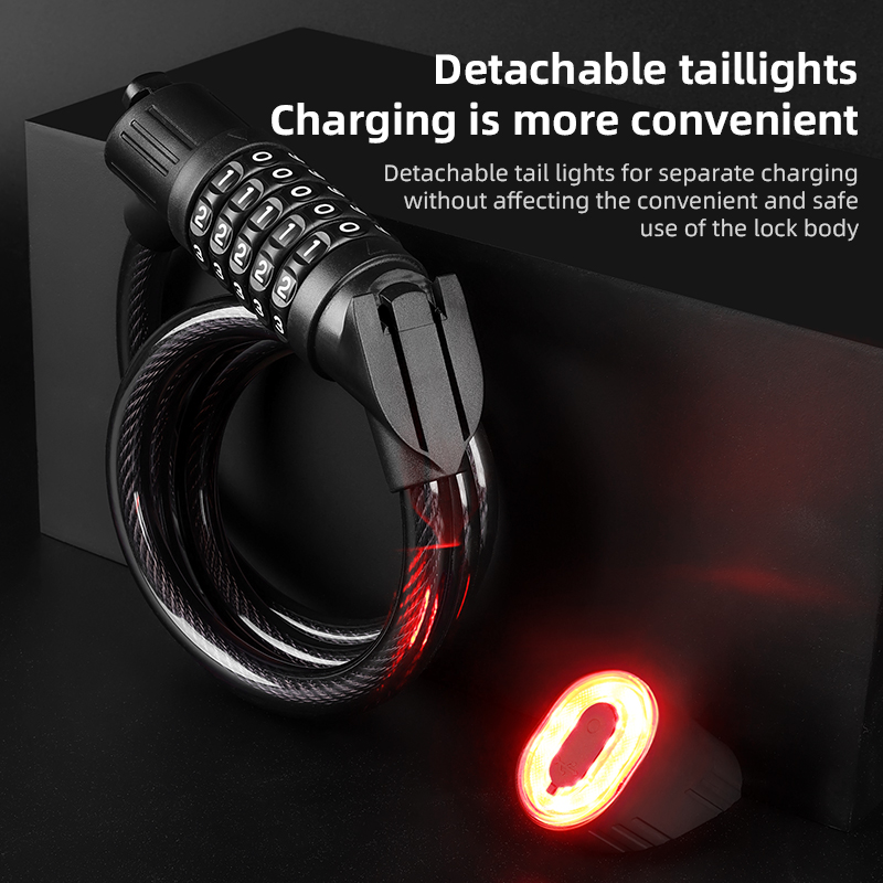 สายล็อคจักรยานเหล็ก 1.2 ม. รหั - Bike Tail Light บทวิจารณ์และราคา