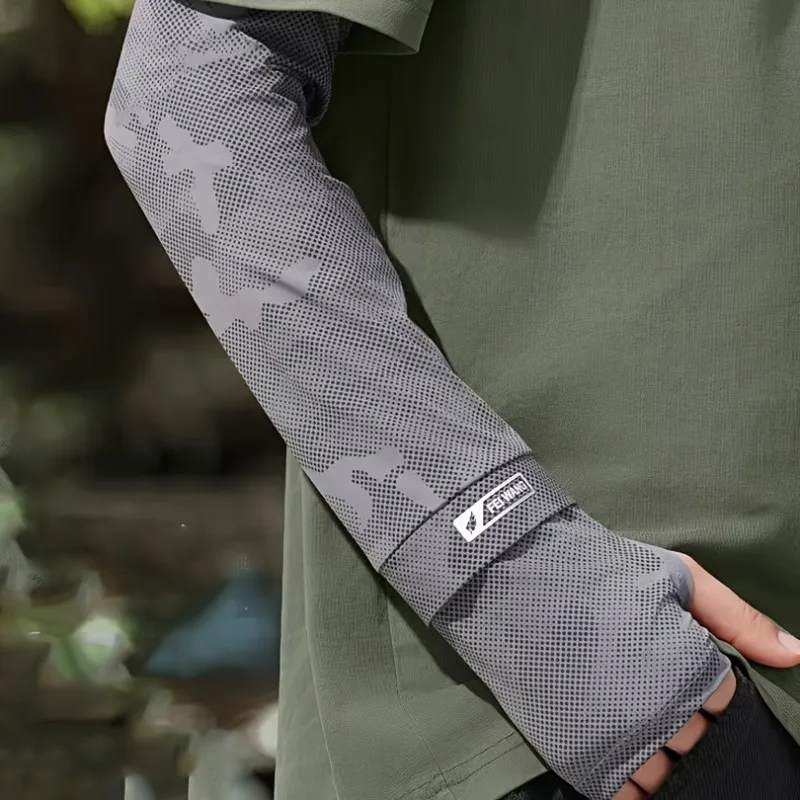 ปลอกแขนกันแดด UPF50 ผ้าไหมน้ำแ - Cycling Arm Warmers บทวิจารณ์และราคา