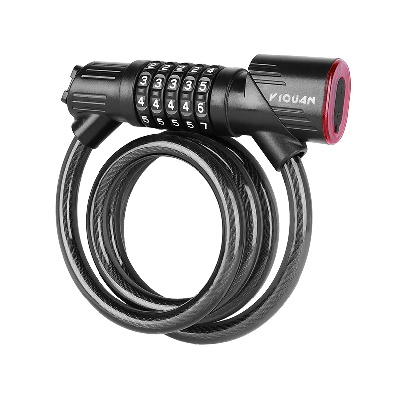 ล็อคจักรยานพร้อมไฟท้าย รหัสผ่า - Bike Tail Light บทวิจารณ์และราคา