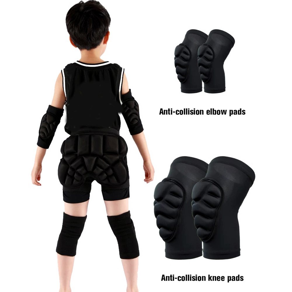 1 คู่เด็กเข่า Pads และ Elbow P - Cycling Protective Gear Kids บทวิจารณ์และราคา