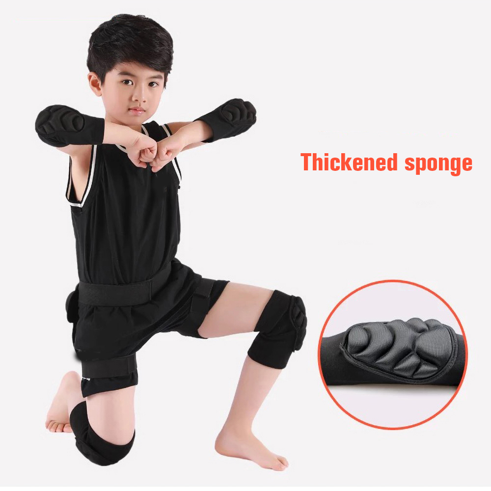 1 คู่เด็กเข่า Pads และ Elbow P - Cycling Protective Gear Kids บทวิจารณ์และราคา
