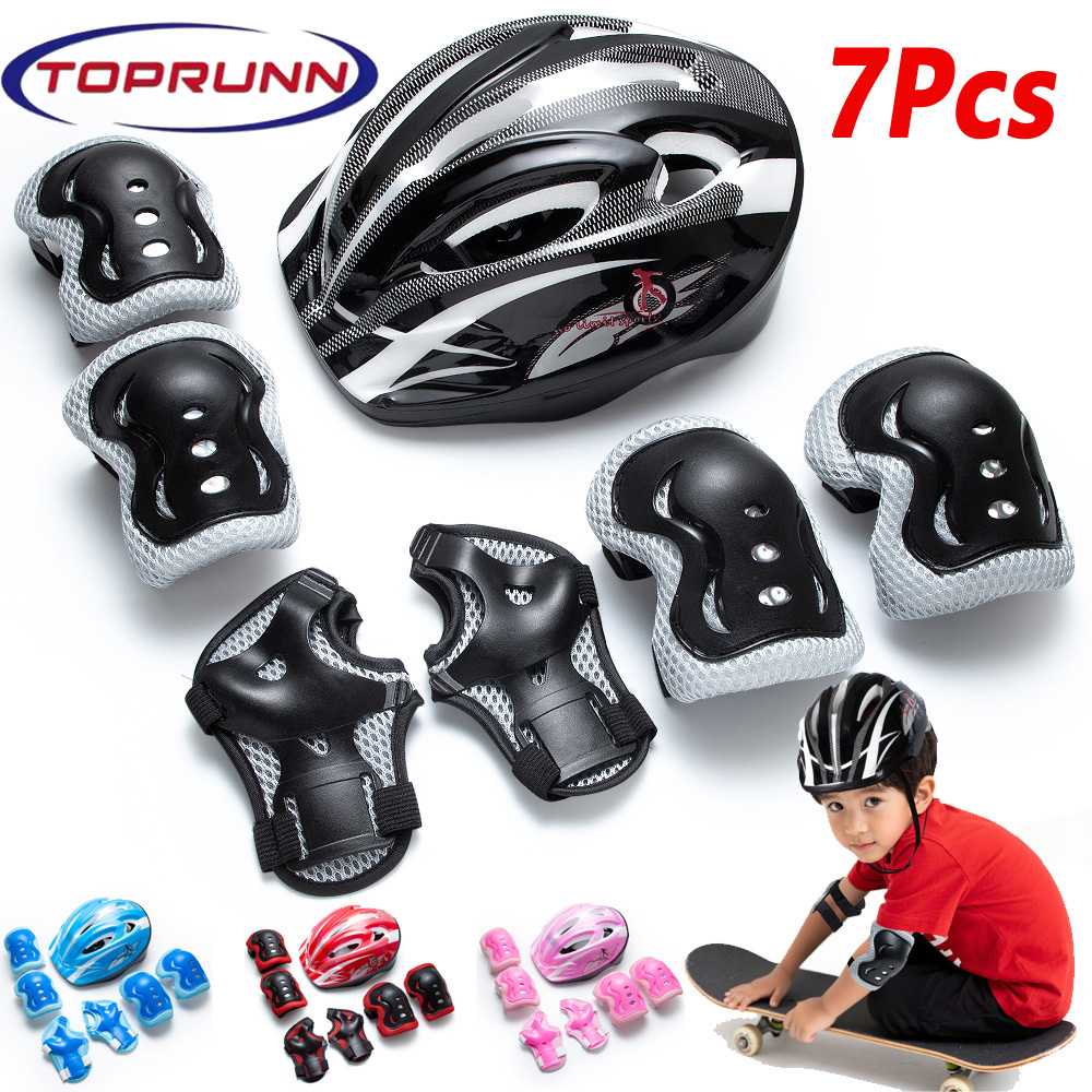 ชุดอุปกรณ์ป้องกันเด็ก 7 in 1 พ - Cycling Protective Gear Kids บทวิจารณ์และราคา