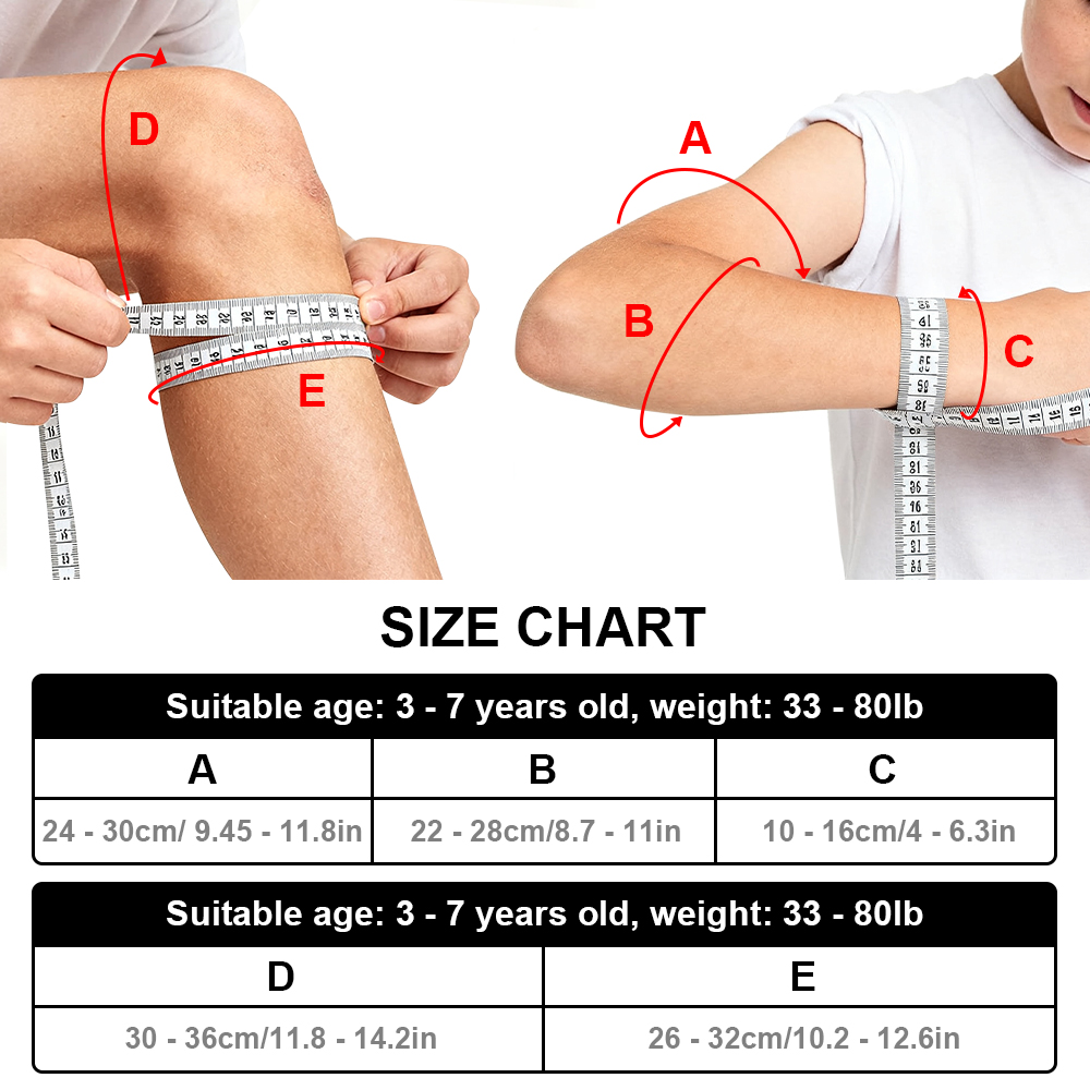 ชุดอุปกรณ์ป้องกันเด็ก 7 in 1 พ - Cycling Protective Gear Kids บทวิจารณ์และราคา