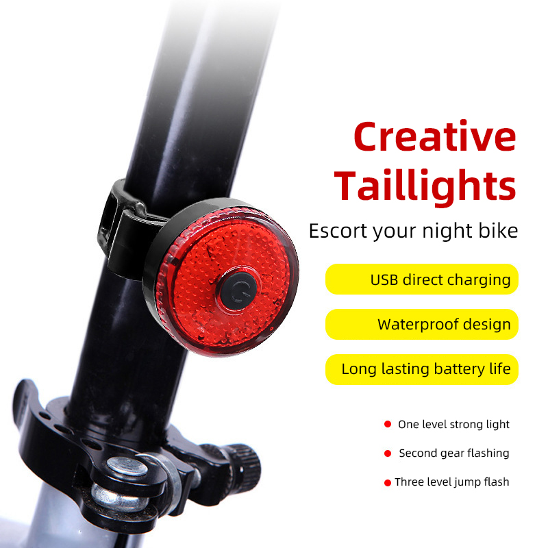 ไฟท้ายจักรยาน ไฟหน้า LED กันน้ - Bike Tail Light บทวิจารณ์และราคา