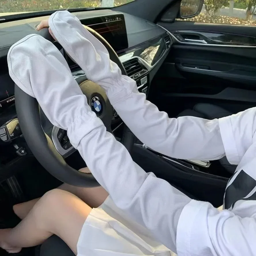 Ice Anti-sunburnแขนฤดูร้อนUV S - Cycling Arm Warmers บทวิจารณ์และราคา