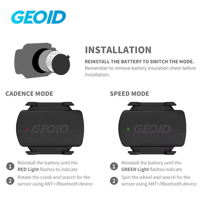 เซ็นเซอร์วัดความเร็วและรอบขาจั - Bike Speedometer บทวิจารณ์และราคา