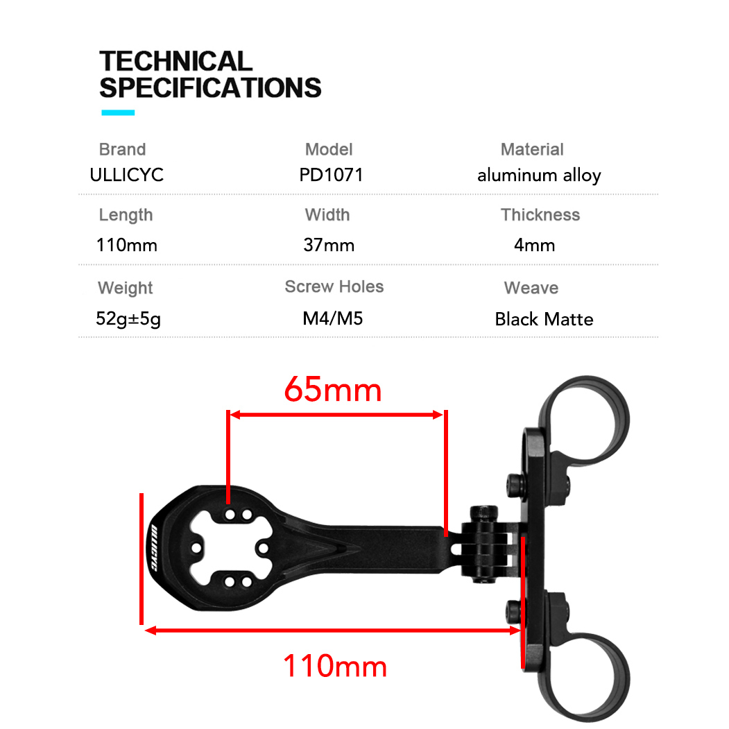 ULLICYC ที่ยึดคอมพิวเตอร์จักรย - Bike Speedometer บทวิจารณ์และราคา