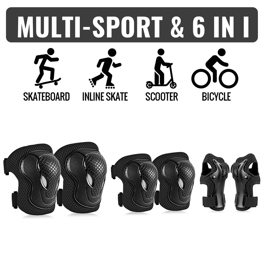 GOMOREON 6 ชิ้น/เซ็ตเด็กความปล - Cycling Protective Gear Kids บทวิจารณ์และราคา