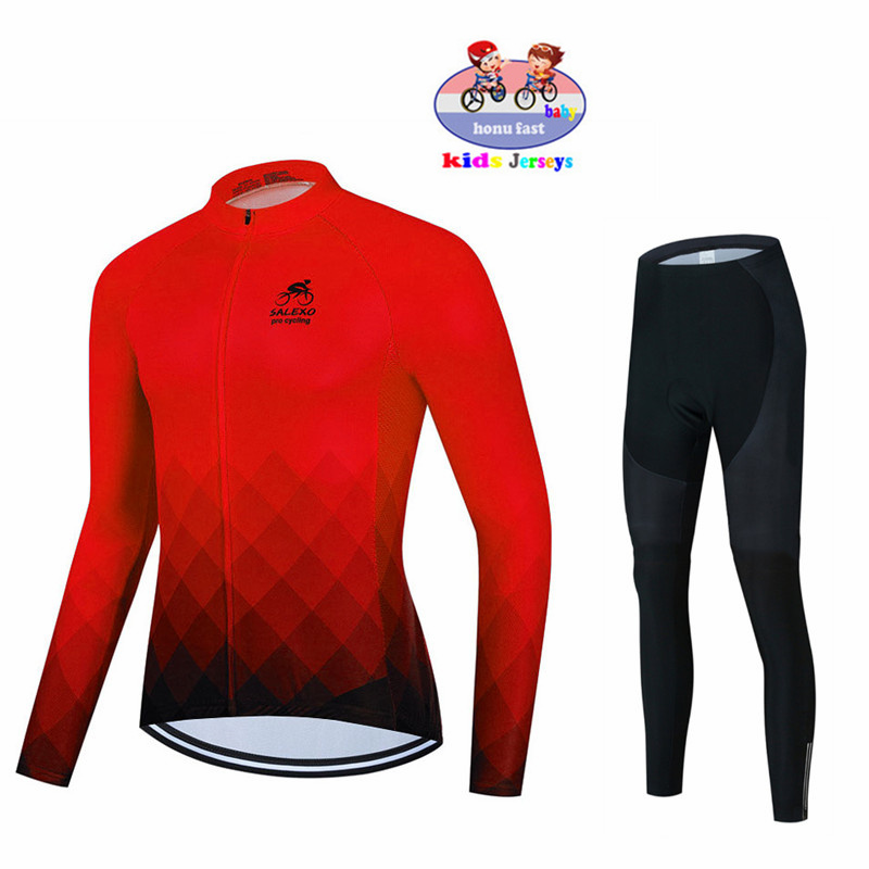 เสื้อจักรยานเด็กผู้ชาย ฤดูใบไม - Cycling Protective Gear Kids บทวิจารณ์และราคา
