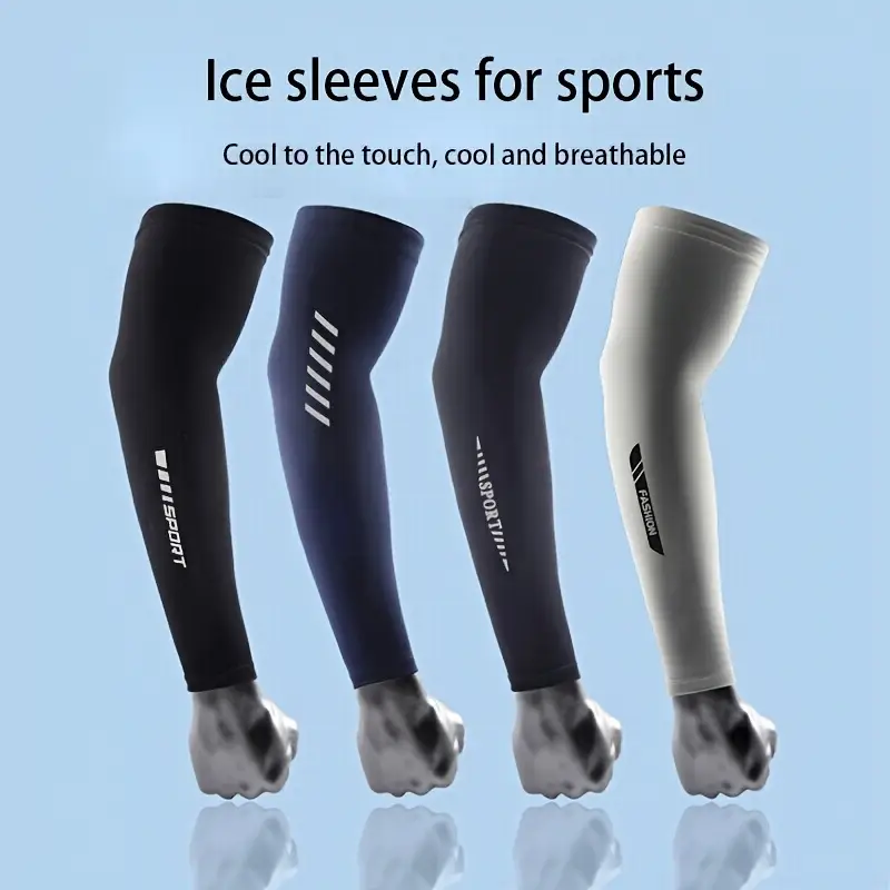 ผ้าไหมน้ําแข็งแขนป้องกันรังสีย - Cycling Arm Warmers บทวิจารณ์และราคา