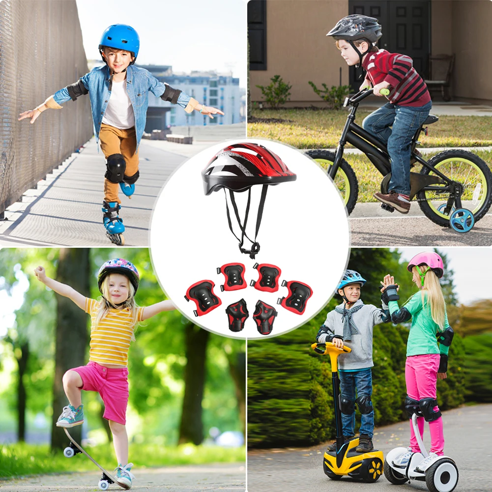 ชุดอุปกรณ์ป้องกันสำหรับกีฬาจัก - Cycling Protective Gear Kids บทวิจารณ์และราคา