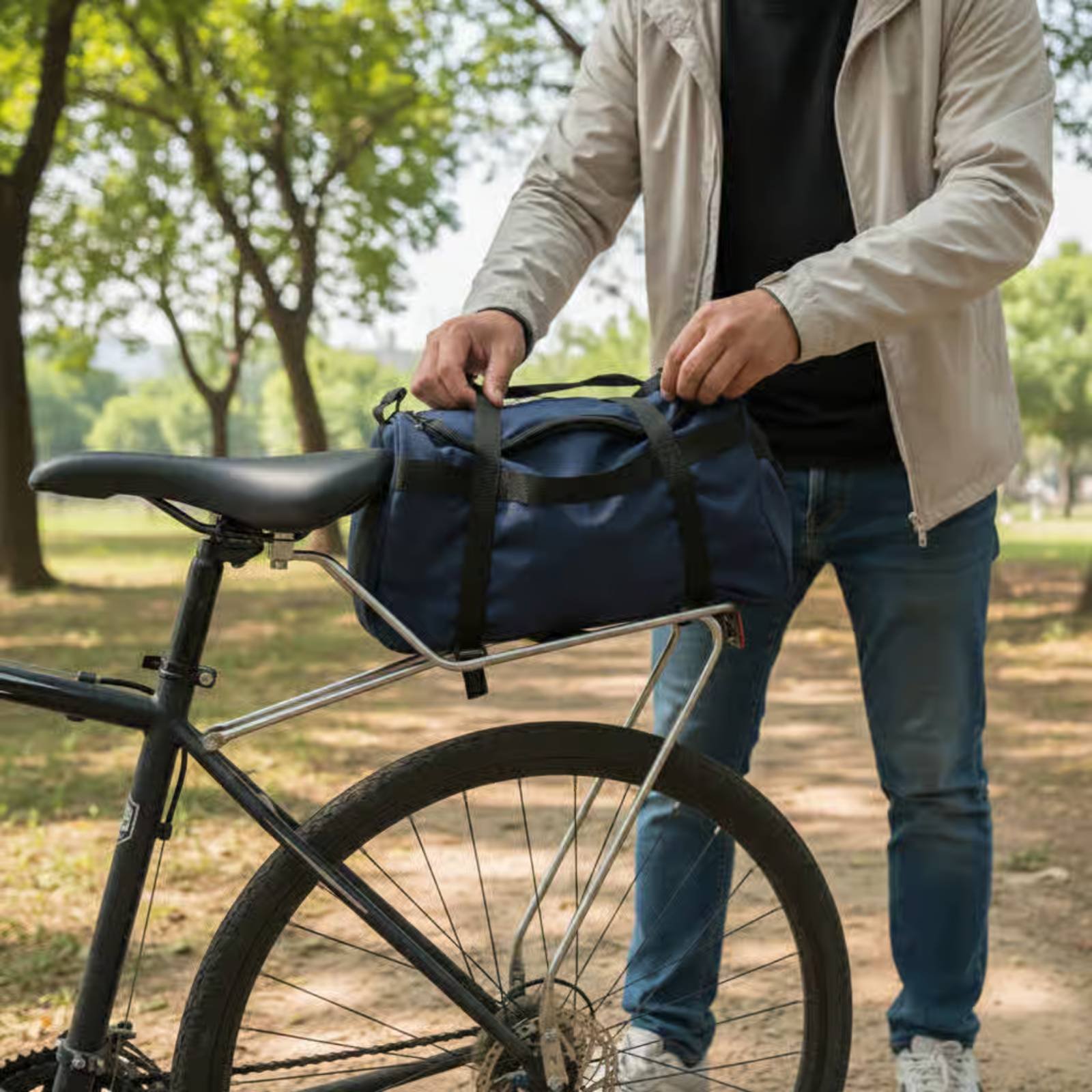 แร็คท้ายจักรยาน ติดตั้งง่าย แร - Bike Cargo Rack บทวิจารณ์และราคา
