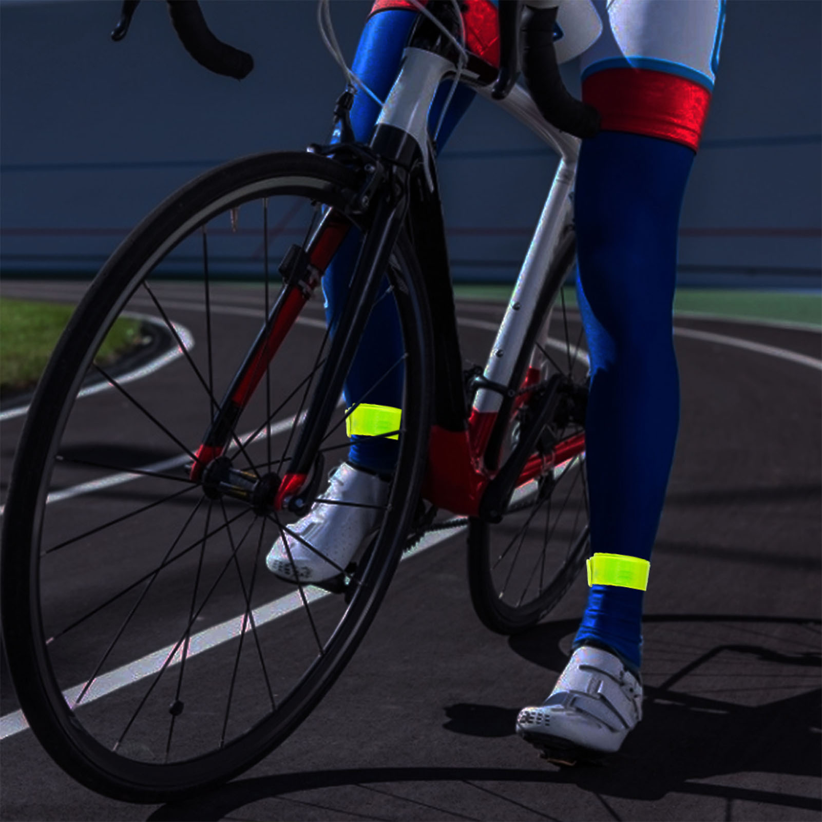 แถบสะท้อนแสงสำหรับขี่จักรยาน1ช - Cycling Arm Warmers บทวิจารณ์และราคา